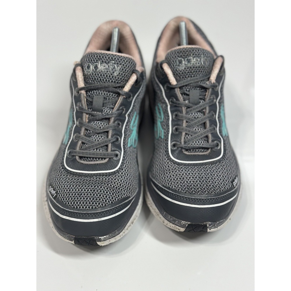 Gdefy Gravity Defyer Mighty Walk Pain Relief Shoes TB9024FGP-W Women Sz 9.5 Gray - Picture 9 of 14
